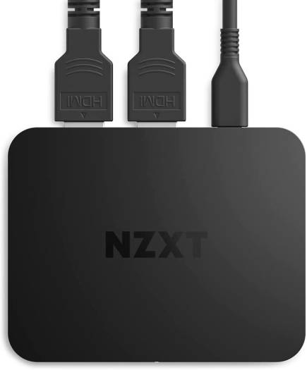 NZXT Signal HD60 External Capture Card, For Streaming, Gaming, Broadcast & Post, Up to 1080p60 Output, 4K60 Passthrough, Send HDMI Signal to Computer Via USB Out, Black | ST-EESC1-WW