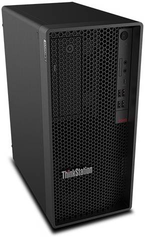 Lenovo ThinkStation P340 Tower Workstation PC, Intel Core i7-10700, 8GBDDR4 RAM, 1TB HDD Storage, Integrated Intel Graphics, DOS, Black | 30DHS14K00