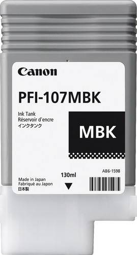 Genuine Matte Black Canon PFI-107MBK Ink Cartridge | 6704B001AA