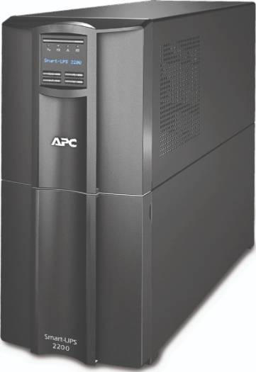 APC SMT2200IC Smart-UPS, 2200VA Power, LCD, 230Voltage, With Smart Connect, High online Efficiency, 8x IEC C13+2x IEC C19 Outlets, Black | SMT2200IC