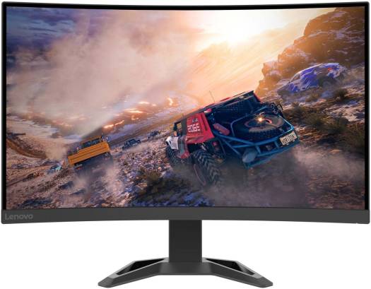 Lenovo G27c-30 27" 1500R Curved Monitor, FHD 1920x1080 Vertical Alignment Display, 16.7 Mn Colors, 165 Hz Refresh Rate, 1ms Response Time, AMD FreeSync, 2x HDMI 2.0, 1x DP 1.4 | 66F3GAC2UK