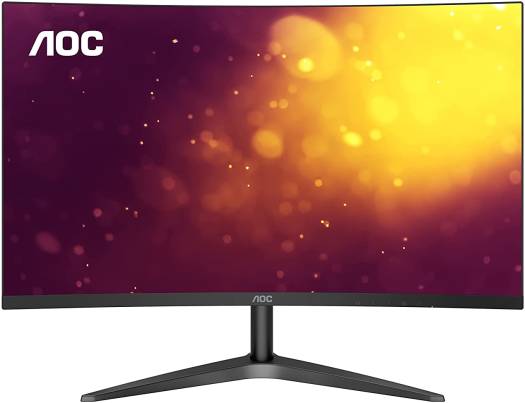 AOC C24B1H 23.6" FHD 1500R Curve Monitor, 60Hz Refresh Rate, 4ms Gtg Response Time, 102% SRGB Colour Space, 16.7 Million Colors, 3000:1 Contrast Ratio, 178 Viewing Angle, Low Blue, Black | C24B1H